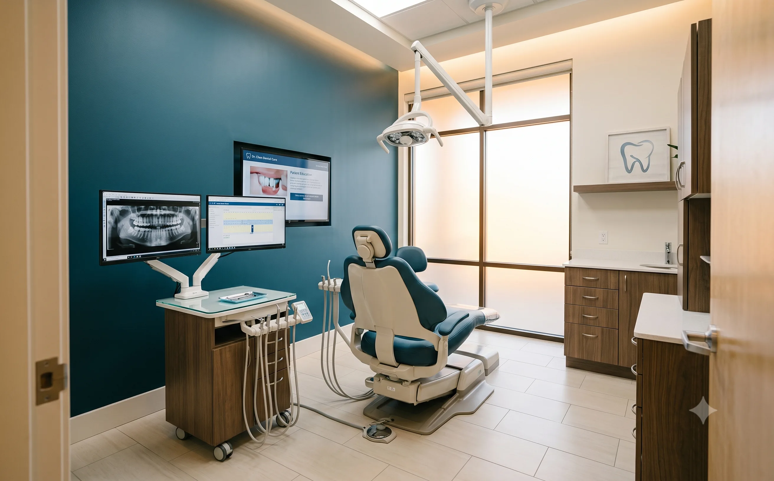 Modern treatment room at Riverside Family Dental Nashville TN